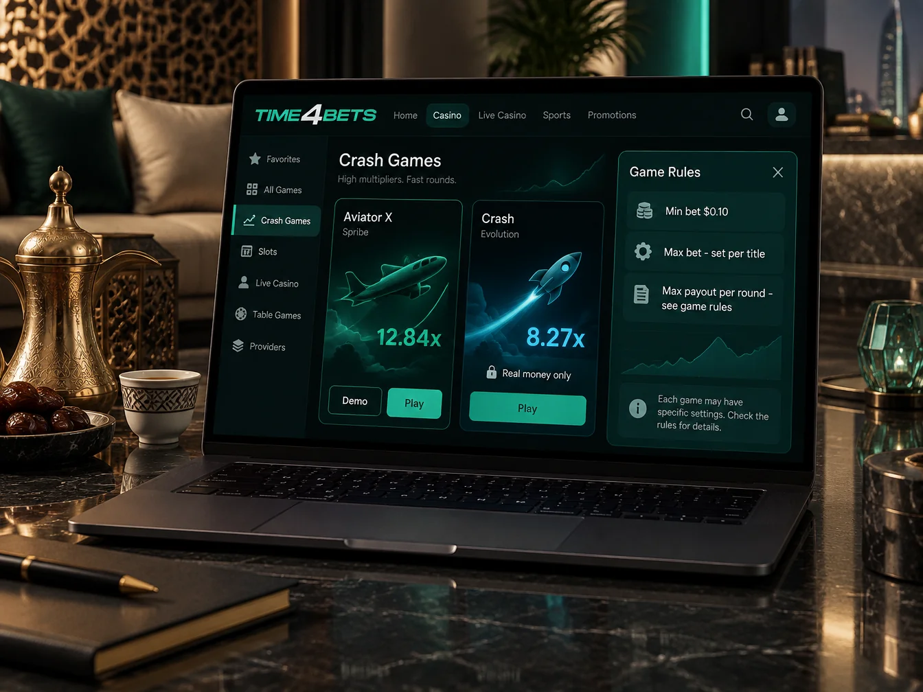 Demo Mode and Bet Limits
