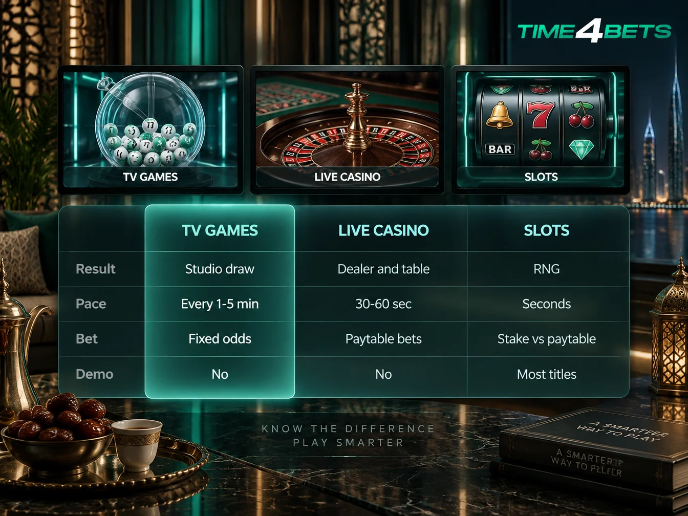 What Makes TV Games Different From Live Casino