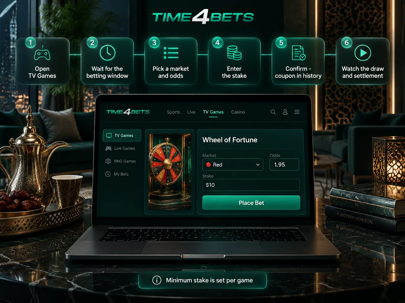 How to Place a Bet on a TV Game