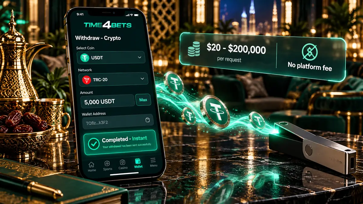 Time4Bets Crypto Fast Payout Instant Withdrawals