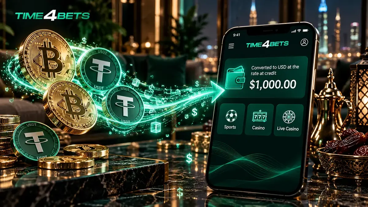 How Crypto Works at Time4Bets