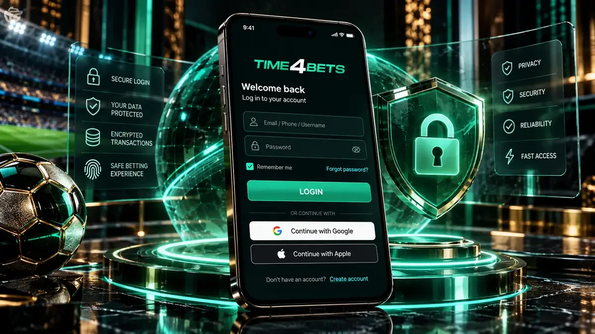 Keeping the Time4Bets Account Secure