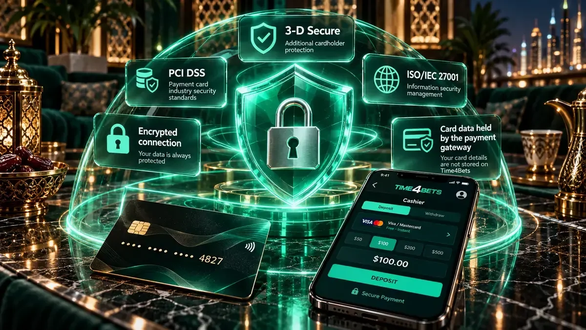 Time 4 Bets Payment Security