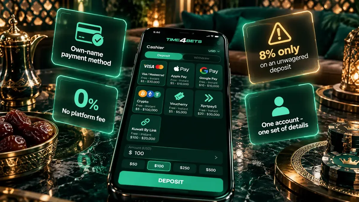 Time4Bets Deposit Rules Every Player Should Know