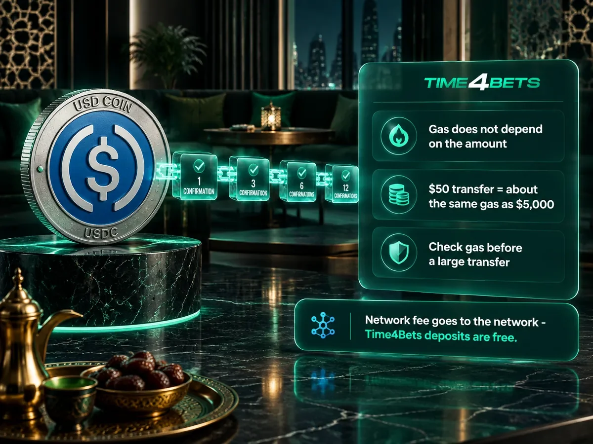 USD Coin Fees, Confirmations and Timing