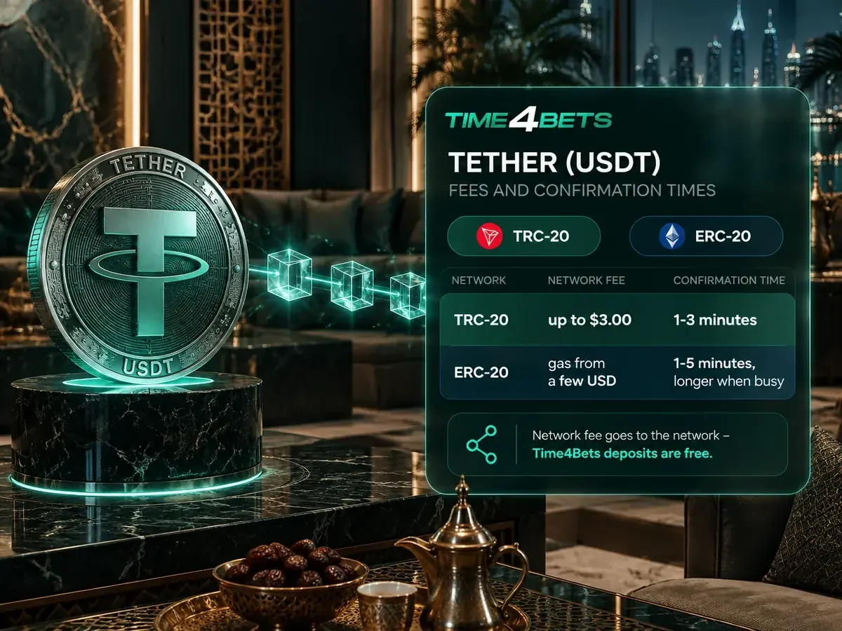 USDT Fees, Confirmations and Timing