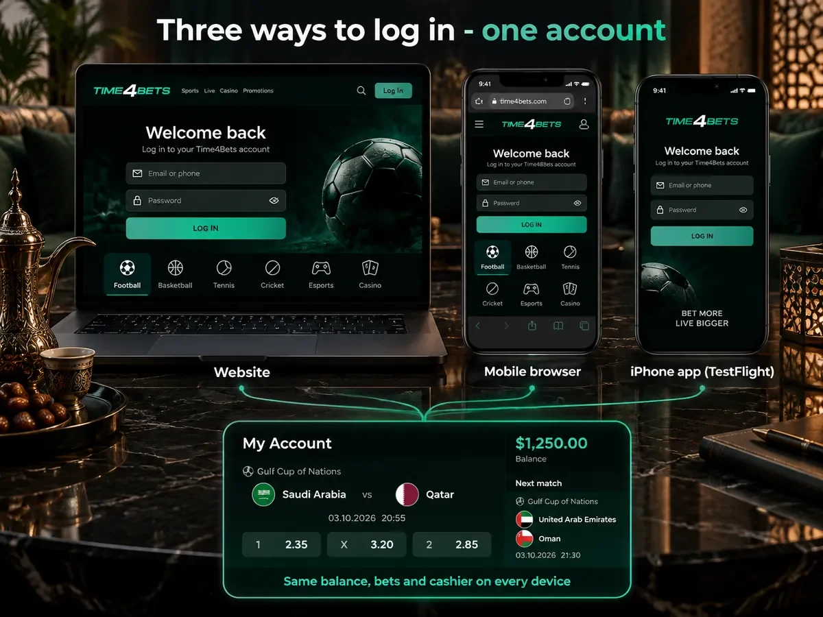 Ways to Sign In to Time4Bets